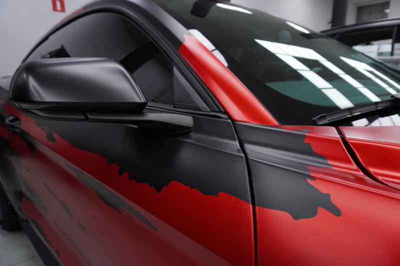 Рваный переход цвета на авто